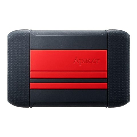 Dysk zewnętrzny Apacer AC633 Military-Grade 1TB 2,5" USB 3.2 gen. 1 Wstrząsoodporny IP55 Czerwony Dysk zewnętrzny Apacer AC633 Military-Grade 1TB 2,5" USB 3.2 gen. 1 Wstrząsoodporny IP55 Czerwony