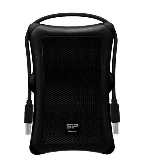 Dysk zewnętrzny Silicon Power ARMOR A30 1TB 2,5" 5400 USB 3.0 BLACK / PANCERNY / wstrząsoodporny Dysk zewnętrzny Silicon Power ARMOR A30 1TB 2,5" 5400 USB 3.0 BLACK / PANCERNY / wstrząsoodporny