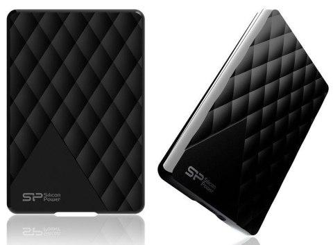 Dysk zewnętrzny Silicon Power Diamond D06 1TB Black USB 3.1 Super lekki Dysk zewnętrzny Silicon Power Diamond D06 1TB Black USB 3.1 Super lekki