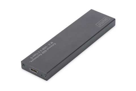 Obudowa DIGITUS USB Typ C na dysk SSD M2 (NGFF) SATA III, 80/60/42/30mm, aluminiowa Obudowa DIGITUS USB Typ C na dysk SSD M2 (NGFF) SATA III, 80/60/42/30mm, aluminiowa