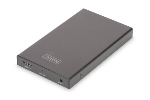 Obudowa Digitus USB 3.0 na dysk SSD/HDD 2.5" SATA III, 9.5/7.5mm, aluminiowa Obudowa Digitus USB 3.0 na dysk SSD/HDD 2.5" SATA III, 9.5/7.5mm, aluminiowa