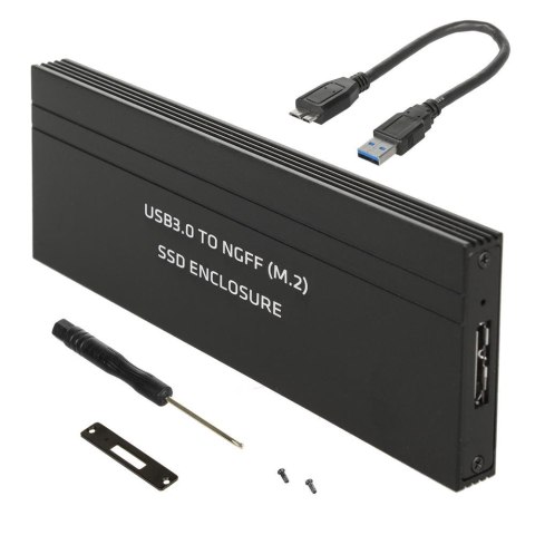 Obudowa dysku SSD M.2 NGFF USB 3.0 Maclean MCE582 Obudowa dysku SSD M.2 NGFF USB 3.0 Maclean MCE582