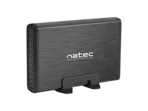 Obudowa na dysk HDD/SSD Natec RHINO USB 3.0 3.5" ALU Black Slim Obudowa na dysk HDD/SSD Natec RHINO USB 3.0 3.5" ALU Black Slim