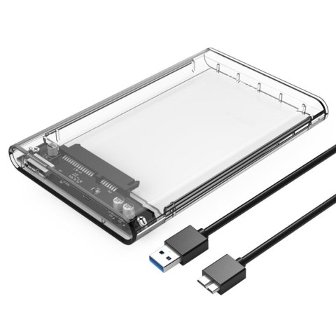 Obudowa na dysk Orico 2139U3-CR-EP HDD/SSD 2,5" USB 3.1, 5 Gbps, clear Obudowa na dysk Orico 2139U3-CR-EP HDD/SSD 2,5" USB 3.1, 5 Gbps, clear