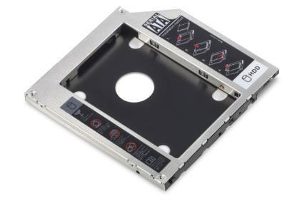 Ramka Digitus SSD/HDD do CD/DVD/Blu-ray, SATA na SATA, 9,5mm Ramka Digitus SSD/HDD do CD/DVD/Blu-ray, SATA na SATA, 9,5mm