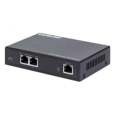 Extender Ultra PoE Intellinet 2-portowy Gigabit 802.3at/af Extender Ultra PoE Intellinet 2-portowy Gigabit 802.3at/af