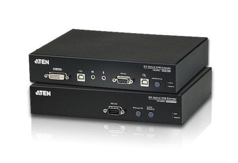 Extender światłowodowy KVM ATEN HDBaseT DVI/USB/AUDIO CE680 (CE680-AT-G) 600m Extender światłowodowy KVM ATEN HDBaseT DVI/USB/AUDIO CE680 (CE680-AT-G) 600m