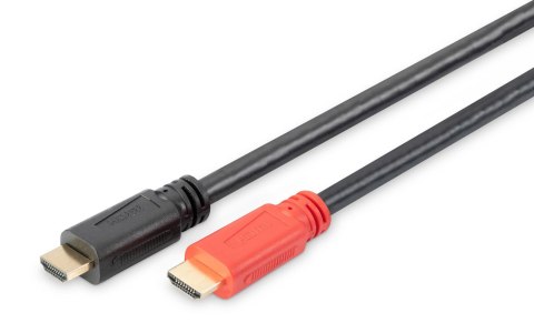 Kabel DIGITUS HDMI HighSpeed ze wzmacniaczem 1080p60Hz FHD Typ HDMI A/A M/M czarny 40m Kabel DIGITUS HDMI HighSpeed ze wzmacniaczem 1080p60Hz FHD Typ HDMI A/A M/M czarny 40m