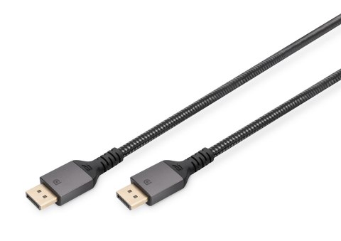 Kabel DisplayPort DIGITUS PREMIUM 8K60Hz UHD DP/DP M/M czarny 2m Kabel DisplayPort DIGITUS PREMIUM 8K60Hz UHD DP/DP M/M czarny 2m