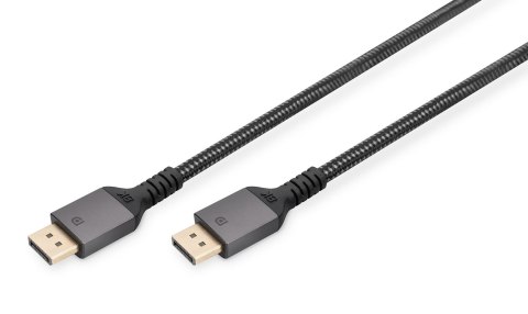 Kabel DisplayPort DIGITUS PREMIUM 8K60Hz UHD DP/DP M/M czarny 3m Kabel DisplayPort DIGITUS PREMIUM 8K60Hz UHD DP/DP M/M czarny 3m