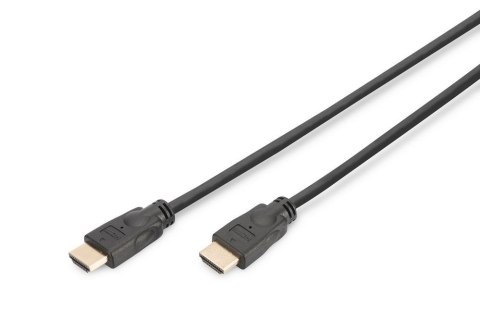 Kabel HDMI DIGITUS HighSpeed z Ethernetem 4K 60Hz UHD Typ HDMI A/A M/M czarny 5m Kabel HDMI DIGITUS HighSpeed z Ethernetem 4K 60Hz UHD Typ HDMI A/A M/M czarny 5m