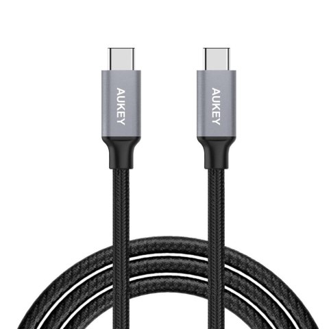 Kabel USB-C Aukey CB-CD6 BK C/C, QC 4.0, m/m, 2m Kabel USB-C Aukey CB-CD6 BK C/C, QC 4.0, m/m, 2m