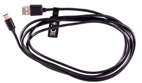 Kabel USB Esperanza EB227K USB 2.0 A - USB C 2m czarny Kabel USB Esperanza EB227K USB 2.0 A - USB C 2m czarny