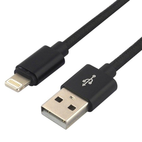 Kabel USB - Lightning everActive CBB-0.3IB 0,3m czarny Kabel USB - Lightning everActive CBB-0.3IB 0,3m czarny