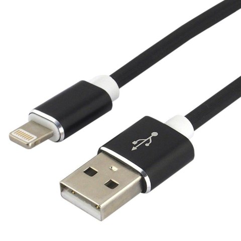 Kabel USB - Lightning everActive CBS-1IB 1m czarny Kabel USB - Lightning everActive CBS-1IB 1m czarny