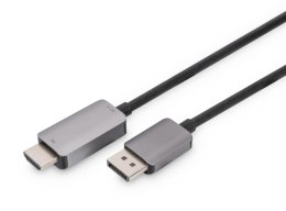 Kabel adapter DIGITUS PREMIUM DisplayPort - HDMI 8K 60Hz DP/HDMI M/M 1,8m
