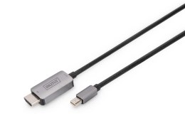 Kabel adapter DIGITUS PREMIUM miniDisplayPort 1.4 - HDMI 8K 60Hz miniDP/HDMI M/M 1m