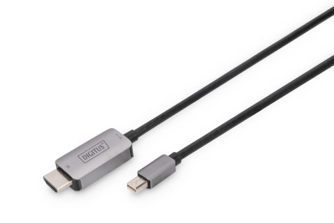 Kabel adapter DIGITUS PREMIUM miniDisplayPort 1.4 - HDMI 8K 60Hz miniDP/HDMI M/M 1m