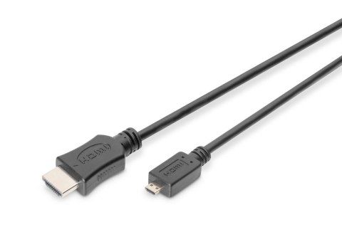 Kabel micro HDMI DIGITUS Highspeed Eth. 1.4 Full HD Typ D/A, M/M 1m Kabel micro HDMI DIGITUS Highspeed Eth. 1.4 Full HD Typ D/A, M/M 1m