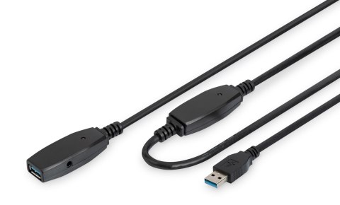 Kabel przedłużający aktywny DIGITUS DA-73106 USB 3.0 15m Kabel przedłużający aktywny DIGITUS DA-73106 USB 3.0 15m
