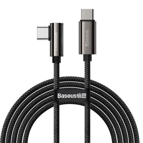 Kabel przewód USB-C PD 2.0 kątowy 200cm Baseus CATCS-A01 Quick Charge 3.0 5A z obsługą szybkiego ładowania 100W Kabel przewód USB-C PD 2.0 kątowy 200cm Baseus CATCS-A01 Quick Charge 3.0 5A z obsługą szybkiego ładowania 100W