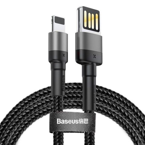 Kabel przewód USB - Lightning / iPhone 100cm Baseus Cafule CALKLF-GG1 z obsługą szybkiego ładowania 2.4A Kabel przewód USB - Lightning / iPhone 100cm Baseus Cafule CALKLF-GG1 z obsługą szybkiego ładowania 2.4A