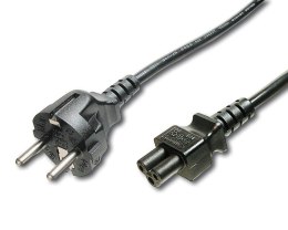 Kabel zasilający DIGITUS AK-440115-008-S Schuko prosty/IEC C5, M/Ż 0,75m