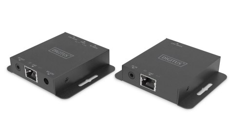 Przedłużacz/Extender DIGITUS HDMI 4K30Hz 70m po skrętce HDCP 1.4 EDID IR PoC (Power over Cable) (zestaw) Przedłużacz/Extender DIGITUS HDMI 4K30Hz 70m po skrętce HDCP 1.4 EDID IR PoC (Power over Cable) (zestaw)