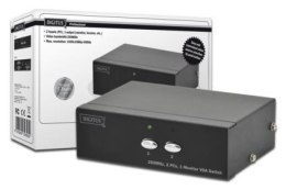 Switch VGA DIGITUS DS-44100-1 2-portowy, 250MHz 1920x1080p FHD