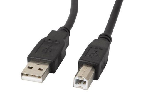 Kabel USB 2.0 Lanberg AM-BM 1m czarny Kabel USB 2.0 Lanberg AM-BM 1m czarny