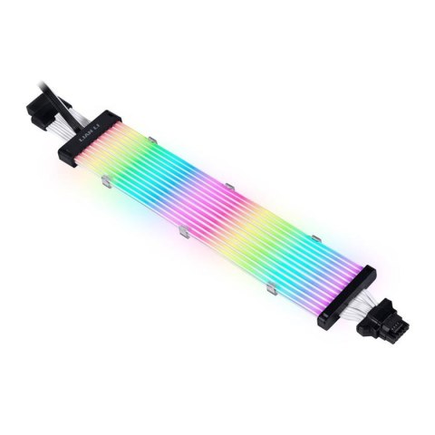 Kabel zasilający Lian Li Strimer Plus V2 12VHPWR 16-Pin 12 szyn LED Kabel zasilający Lian Li Strimer Plus V2 12VHPWR 16-Pin 12 szyn LED