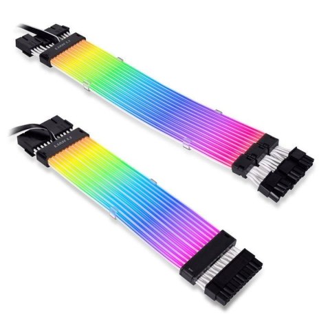 Zestaw Lian Li Strimer Plus V2 RGB MB + Strimer Plus V2 Triple 8-Pin RGB VGA Zestaw Lian Li Strimer Plus V2 RGB MB + Strimer Plus V2 Triple 8-Pin RGB VGA