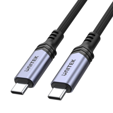 Kabel USB-C Unitek C14110GY-2M do ładowania PD 240W, 2m Kabel USB-C Unitek C14110GY-2M do ładowania PD 240W, 2m