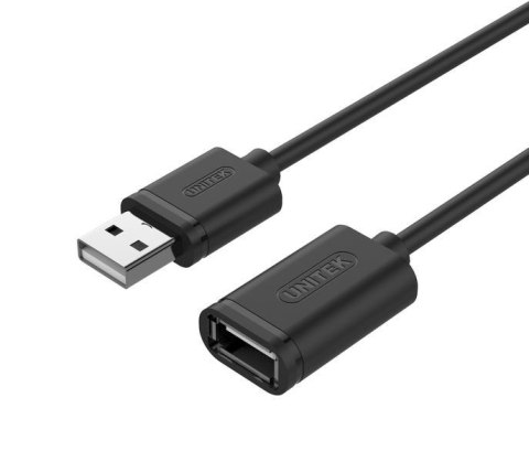 Przedłużacz USB 2.0 Unitek Y-C447GBK AM-AF 0,5m Przedłużacz USB 2.0 Unitek Y-C447GBK AM-AF 0,5m