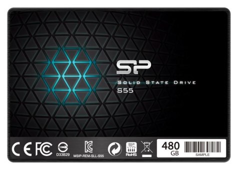 Dysk SSD SILICON POWER Slim S55 480 GB Slim S55 (2.5″ /480 GB /SATA III (6 Gb/s) /560MB/s /530MB/s) Dysk SSD SILICON POWER Slim S55 480 GB Slim S55 (2.5″ /480 GB /SATA III (6 Gb/s) /560MB/s /530MB/s)