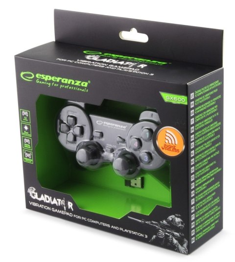 GAMEPAD BEZPRZEWODOWY 2.4GH PS3/PC GLADITOR GAMEPAD BEZPRZEWODOWY 2.4GH PS3/PC GLADITOR