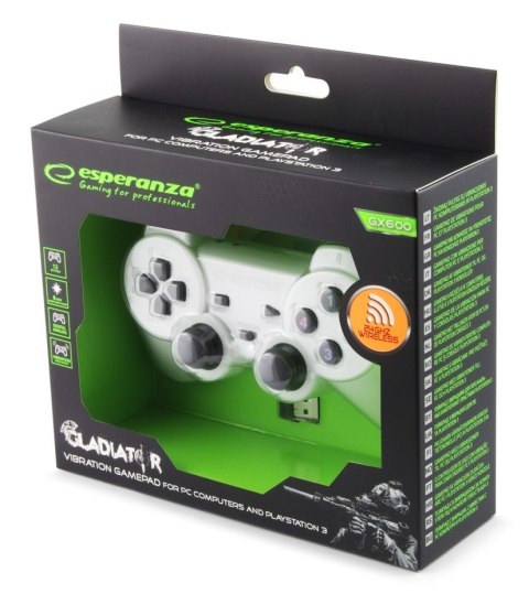 GAMEPAD BEZPRZEWODOWY 2.4GH PS3/PC GLADITOR GAMEPAD BEZPRZEWODOWY 2.4GH PS3/PC GLADITOR