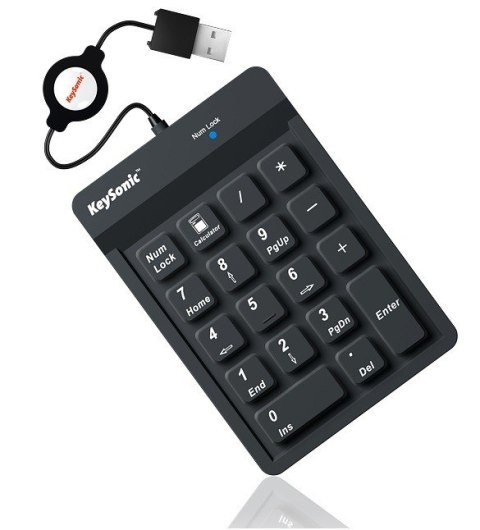 Klawiatura Przewodowa KEYSONIC ACK-118BK2 Klawiatura Przewodowa KEYSONIC ACK-118BK2