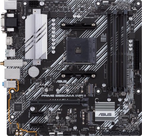 Płyta główna ASUS Prime B550M-A WIFI II Socket AM4 microATX Płyta główna ASUS Prime B550M-A WIFI II Socket AM4 microATX