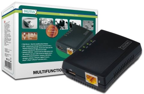 Serwer druku DIGITUS 10/100BASE-TX DN-13020 Serwer druku DIGITUS 10/100BASE-TX DN-13020