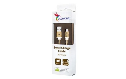 Kabel ADATA Micro USB - USB-A M/M 1m złoty Kabel ADATA Micro USB - USB-A M/M 1m złoty
