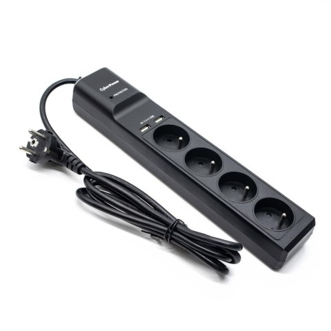 Listwa przeciwprzepięciowa CyberPower P0420SUD0-FR Listwa przeciwprzepięciowa CyberPower P0420SUD0-FR