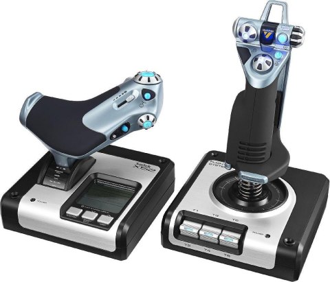 Zestaw kontrolerów Logitech G Saitek X52 Flight Control System Zestaw kontrolerów Logitech G Saitek X52 Flight Control System