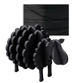 Filament do drukarek 3D Banach PLA 1kg - czarny Filament do drukarek 3D Banach PLA 1kg - czarny