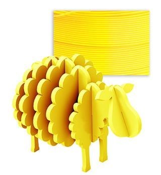 Filament do drukarek 3D Banach PLA 1kg - żółty Filament do drukarek 3D Banach PLA 1kg - żółty