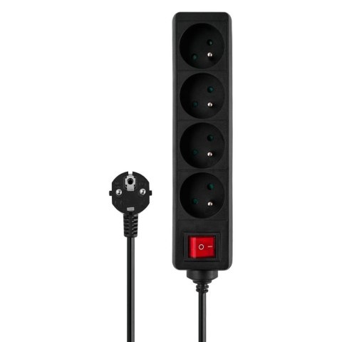 Listwa zasilająca Savio LZ-13, 4 gniazda 1,5m Listwa zasilająca Savio LZ-13, 4 gniazda 1,5m