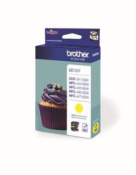 Tusz Brother yellow HY LC123Y Tusz Brother yellow HY LC123Y