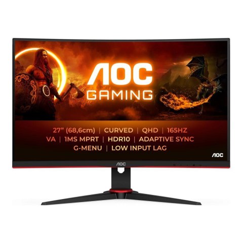 Monitor AOC 27" CQ27G2S/BK 2xHDMI DP Monitor AOC 27" CQ27G2S/BK 2xHDMI DP