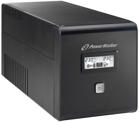 Zasilacz awaryjny POWERWALKER VI 1000 LCD 10120018 1000VA Zasilacz awaryjny POWERWALKER VI 1000 LCD 10120018 1000VA