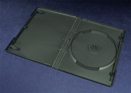 Pudełko Esperanza na 1 DVD 14mm do pakowania maszynowego 90 cykli 3106 czarne